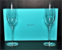 Pair of Tiffany & Co. Champagne Flutes