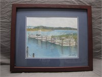 2007 Framed & Matted Nautical  Art
