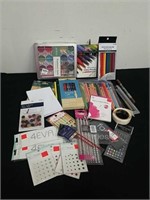 Crafting lot and watercolor pencils