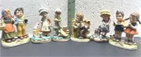 Porcelain (6 figurines) (Approx 5  in tall)