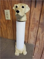 Dog paper towel holder