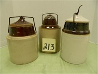 (3) Weir Canning Jars
