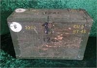 23 1/2"x 8 3/4"x16" military crate equipment ammo