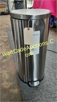 Trash Can - Stainless Steel  7.8 Gallon by