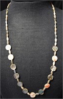 31" Polished Abalone Seashell Necklace