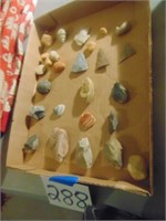 arrowheads and rocks