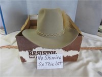 Resistol Stagecoach Felt Western Hat Size 6 5/8