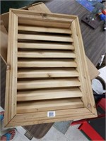 New wood vent