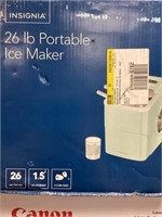 Insignia 26lb Countertop Ice Maker Teal