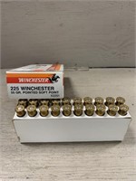 Full Box of .225 Win Rifle Cartridges
