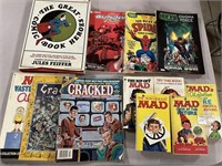 VINTAGE MAD BOOKS, CRACKED MAGAZINES, & MORE
