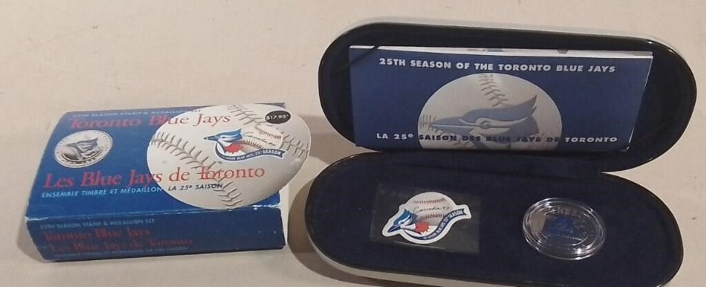 25th Season Of The Blue Jays Stamp & Medallion