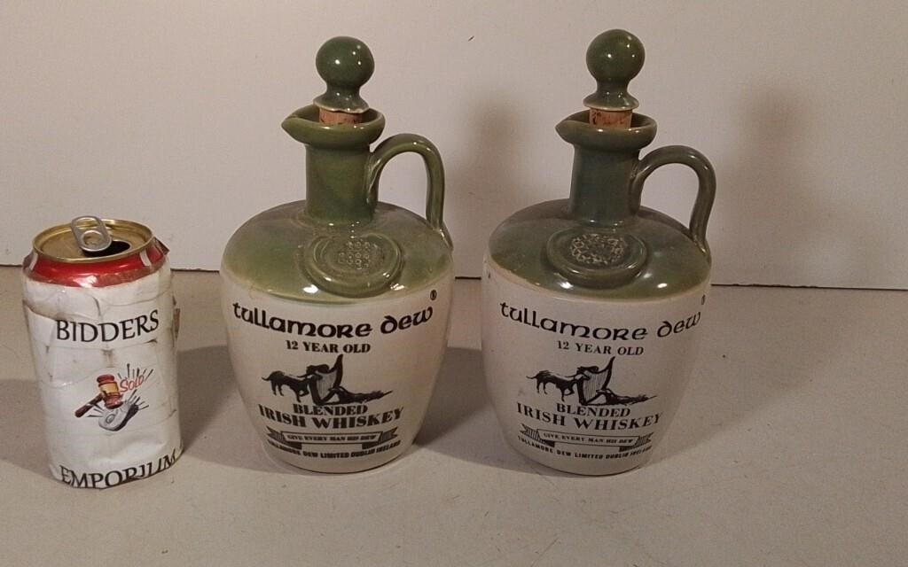 Two Vintage Whiskey Bottles