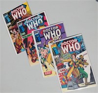 Set Of Four Marvel "Dr. Who" Comics