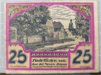 1921 German bank note