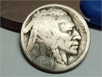OF) 1913 D type 2 Buffalo nickel