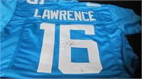 Trevor Lawrence signed football jersey COA