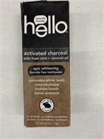 HELLO ACTIVATED CHARCOAL TOOTH PASTE