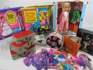 DOLL CARRY CASES, TRUNK, SUITCASES, ETC.: