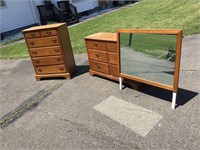 2 MATCHING DRESSERS AND NIGHTSTAND - ST. JOHNS