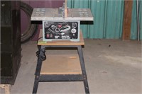 King 10" Portable Tablesaw c/w Stand