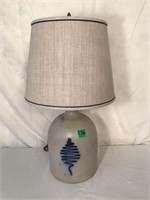 Lamp With Shade By NA White & Son 22"H