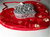 Heart Clutch & Jewelry Holder