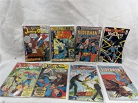 Lot of 8 Vintage Superman Comics