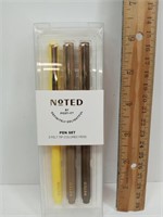 New 3 Pack Colored Pens Set