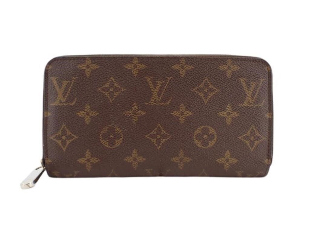 Louis Vuitton Monogram Brown Zippy Wallet