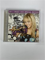 Autograph COA Hannah Montana CD