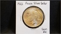 1922 Peace Dollar