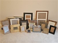 Large Lot of Various Sized Picture Frames