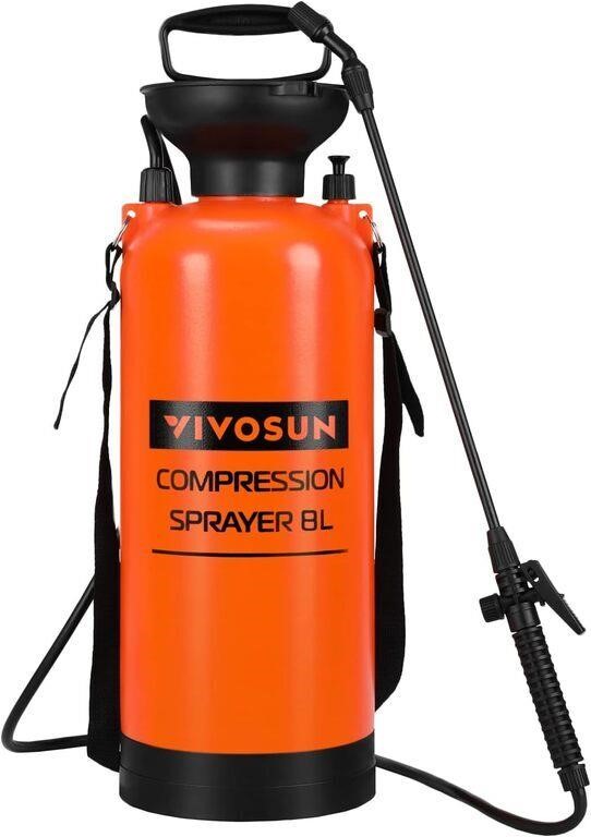 VIVOSUN 2-Gallon Pump Pressure Sprayer, Pressurizg
