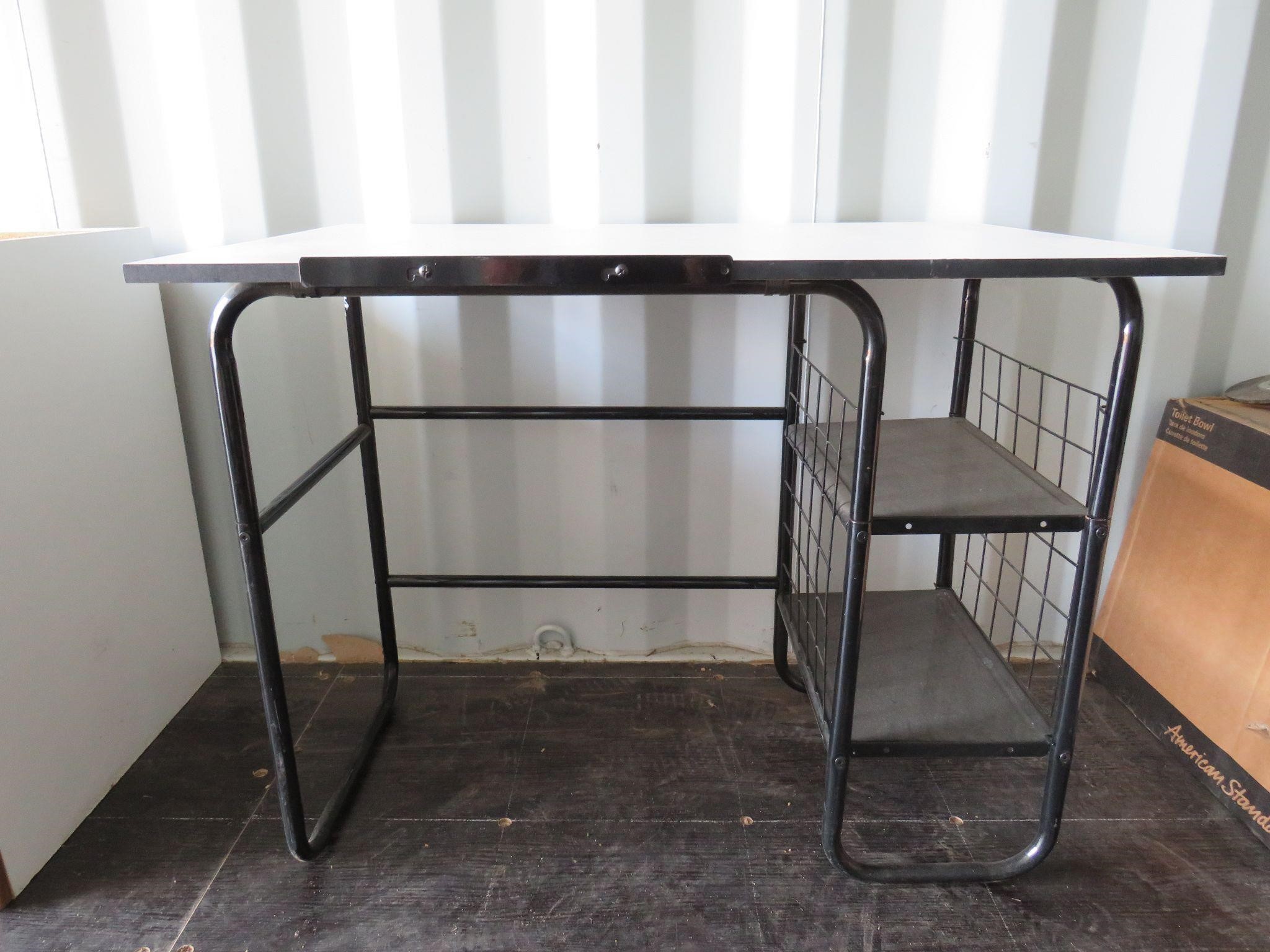 METAL FRAME DESK 36"W X 24"D X 28"H