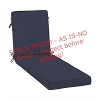 A+R 47x23in Patio Lounger Cushions, Navy