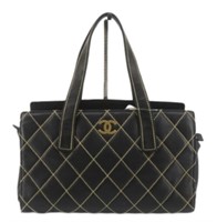 Chanel Leather Stitched Handbag