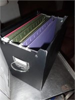 Box w/Hanging File Folders