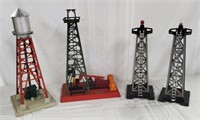 4 Assorted Lionel Towers
