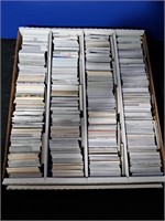 3,000+ Assorted NBA, NFL & MLB Card Box