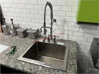 NEAT !!!  S/S SINK W/ FAUCET & SPRAYER