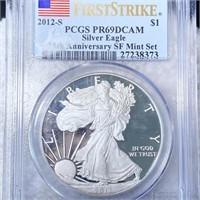 2012-S Silver Eagle PCGS - PR 69 DCAM