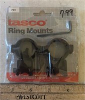 TASCO SCOPE RING MOUNTS-NEW
