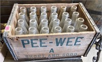 Pee-Wee Soda Crate & Bottles