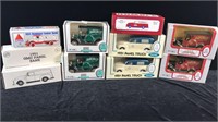 10 ERTL Die-Cast Truck Banks