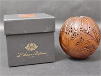 L’ Artisan Perfume Carved Amber Pomander Ball