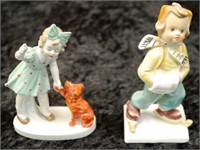 Two European porcelain figures