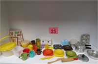 Vintage Tupperware Play Kitchen Play Set & More