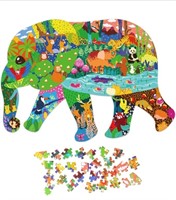 Jigsaw Puzzles for Kids Ages 4-8, Elephant Shaped