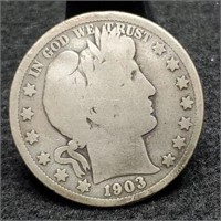 1903 Barber Half Dollar, F